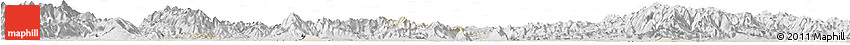 Shaded Relief Horizon Map of Lingling, desaturated Shaded Relief Horizon Map of Lingling, desaturated