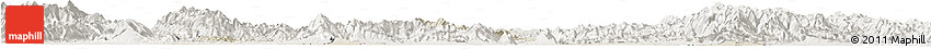Shaded Relief Horizon Map of Lingling, lighten Shaded Relief Horizon Map of Lingling, lighten