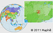 Political Location Map of Lingling