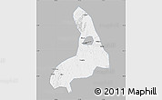 Gray Map of Lingling, single color outside