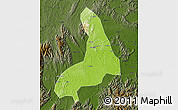 Physical Map of Lingling, darken