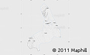 Silver Style Map of Lingling, single color outside