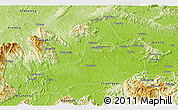 Physical Panoramic Map of Lingling