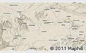 Shaded Relief Panoramic Map of Lingling