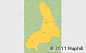 Savanna Style Simple Map of Lingling