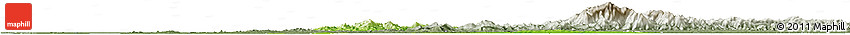 Physical Horizon Map of Linxiang, semi-desaturated Physical Horizon Map of Linxiang, semi-desaturated