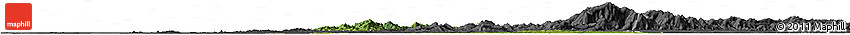 Satellite Horizon Map of Linxiang, darken, desaturated