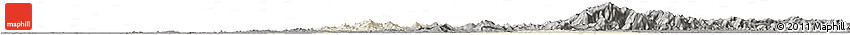 Shaded Relief Horizon Map of Linxiang, darken, semi-desaturated Shaded Relief Horizon Map of Linxiang, darken, semi-desaturated