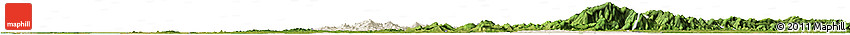 Shaded Relief Horizon Map of Linxiang, satellite outside Shaded Relief Horizon Map of Linxiang, satellite outside