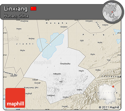 Classic Style Map of Linxiang