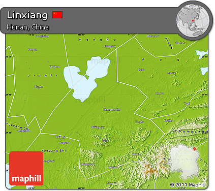 Physical Map of Linxiang