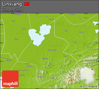 Physical Map of Linxiang