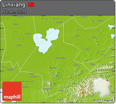 Physical Map of Linxiang