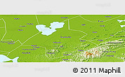 Physical Panoramic Map of Linxiang