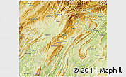 Physical 3D Map of Longshan