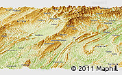 Physical Panoramic Map of Longshan
