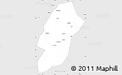 Silver Style Simple Map of Longshan