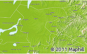 Physical 3D Map of Miluo