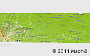 Physical Panoramic Map of Ningxiang