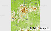 Physical Map of Ningyuan