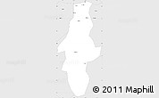 Silver Style Simple Map of Ningyuan