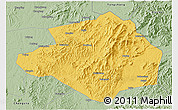 Savanna Style 3D Map of Pingjiang