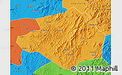 Political Map of Pingjiang
