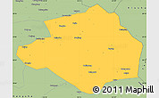 Savanna Style Simple Map of Pingjiang