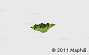 Satellite Panoramic Map of Shaoyang Shi, single color outside