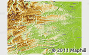 Physical 3D Map of Shimen