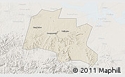 Shaded Relief 3D Map of Taojiang, lighten