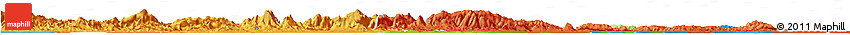 Physical Horizon Map of Taojiang, political outside Physical Horizon Map of Taojiang, political outside