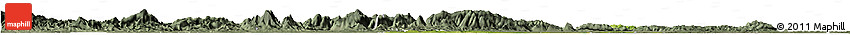 Satellite Horizon Map of Taojiang, semi-desaturated