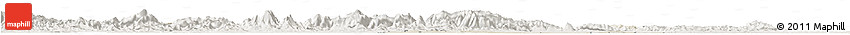Shaded Relief Horizon Map of Taojiang, lighten Shaded Relief Horizon Map of Taojiang, lighten