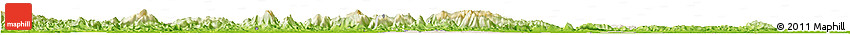Shaded Relief Horizon Map of Taojiang, physical outside Shaded Relief Horizon Map of Taojiang, physical outside