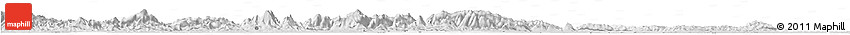 Silver Style Horizon Map of Taojiang