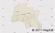 Shaded Relief Map of Taojiang, cropped outside