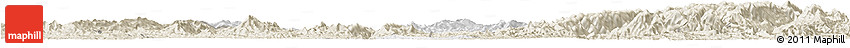 Classic Style Horizon Map of Tongdao