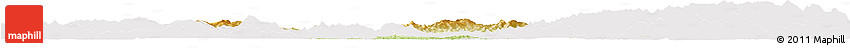 Physical Horizon Map of Tongdao, cropped outside
