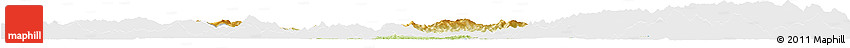 Physical Horizon Map of Tongdao, single color outside