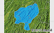 Political Map of Tongdao, satellite outside