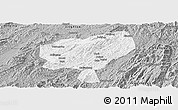 Gray Panoramic Map of Tongdao