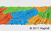 Political Panoramic Map of Tongdao