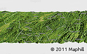 Satellite Panoramic Map of Tongdao