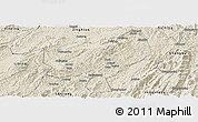 Shaded Relief Panoramic Map of Tongdao