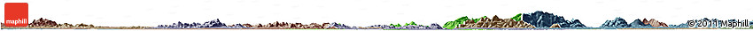 Political Horizon Map of Wangcheng, semi-desaturated