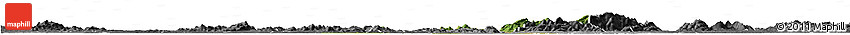 Satellite Horizon Map of Wangcheng, desaturated