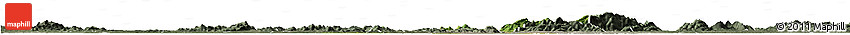 Satellite Horizon Map of Wangcheng, semi-desaturated