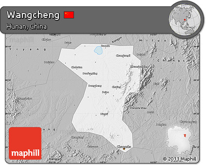 Gray Map of Wangcheng