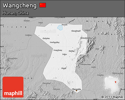 Gray Map of Wangcheng